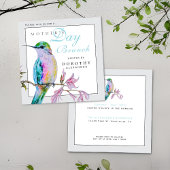  Hummingbird Moederdag Brunch Uitnodiging