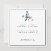  Hummingbird Moederdag Brunch Uitnodiging (Achterkant)