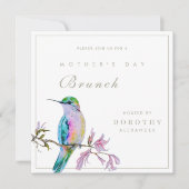  Hummingbird Moederdag Brunch Uitnodiging (Voorkant)
