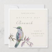  Hummingbird Moederdag Brunch Uitnodiging (Voorkant)