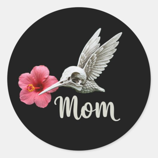 Hummingbird Mom Sticker (Voorkant)