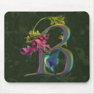 Hummingbird Monogram B Muismat