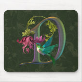 Hummingbird Monogram D Muismat (Voorkant)