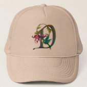 Hummingbird Monogram D Trucker Pet (Voorkant)