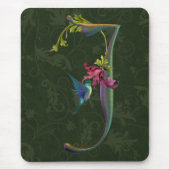 Hummingbird Monogram J Muismat (Voorkant)