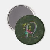Hummingbird Monogram N Magneet (Voorkant / Achterkant)