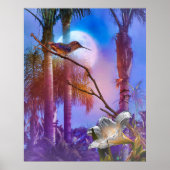 HUMMINGBIRD MOONLIGHT OASIS POSTER (Voorkant)