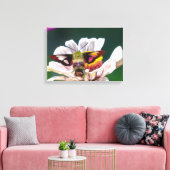 Hummingbird Moth Canvas Afdruk (Insitu (Woonkamer))
