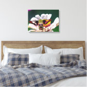 Hummingbird Moth Canvas Afdruk (Insitu (Slaapkamer))