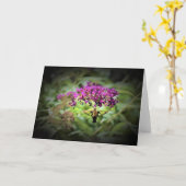 Hummingbird Moth, kaart (Gele Bloem)