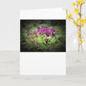 Hummingbird Moth, kaart (Gele Bloem)