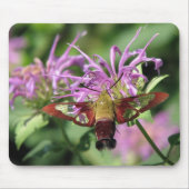 Hummingbird Moth Mousepad Muismat (Voorkant)
