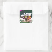 Hummingbird Moth Vierkante Sticker (Tas)
