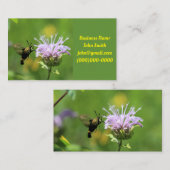 Hummingbird Moth Visitekaartje (Voorkant / Achterkant)