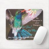 Hummingbird mousepad muismat (Met muis)