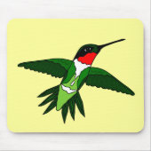 Hummingbird Mousepad Muismat (Voorkant)