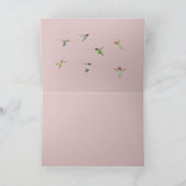 Hummingbird Muttertags Card Kaart (Binnen)