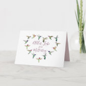 Hummingbird Muttertags Card Kaart (Voorkant)