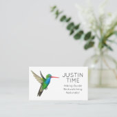 Hummingbird Naturalist Guide Birdwatch Hiking Visitekaartje (Staand voorkant)