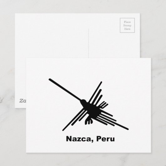 Hummingbird Nazca, Peru Briefkaart (Voorkant / Achterkant)