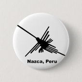 Hummingbird Nazca, Peru Ronde Button 5,7 Cm (Voorkant)