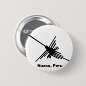 Hummingbird Nazca, Peru Ronde Button 5,7 Cm (Voorkant /achterkant)