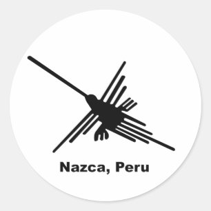 Hummingbird Nazca, Peru Ronde Sticker