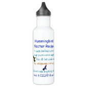 Hummingbird Nectar Bottle Waterfles (Links)