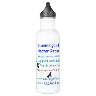 Hummingbird Nectar Bottle Waterfles