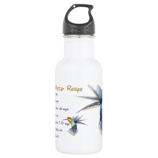Hummingbird Nectar Bottle Waterfles (Voorkant)