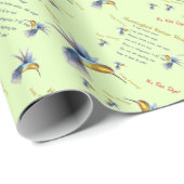 Hummingbird Nectar Recipe Gift Wrap Cadeaupapier (Rol Hoek)