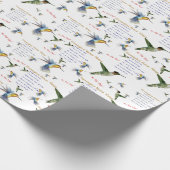 Hummingbird Nectar Recipe Gift Wrap Cadeaupapier (Hoek)