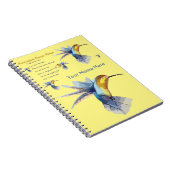 Hummingbird Nectar Recipe Notitieboek (Rechterzijde)