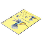 Hummingbird Nectar Recipe Notitieboek (Linkerzijde)