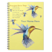 Hummingbird Nectar Recipe Notitieboek (Voorkant)