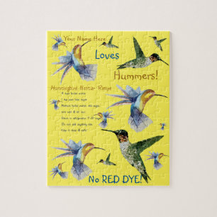 Hummingbird Nectar Recipe Puzzle Legpuzzel
