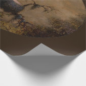 Hummingbird neest Victoriaans hekschilderij Cadeaupapier (Hoek)