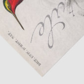 Hummingbird Nest  French Postmark Decoupage Tissuepapier (Detail)