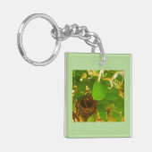 Hummingbird Nest Honeysuckle Sleutelhanger (Voorkant Links)