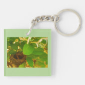 Hummingbird Nest Honeysuckle Sleutelhanger (Achterkant)