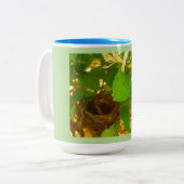 Hummingbird Nest Tweekleurige Koffiemok (Voorkant links)