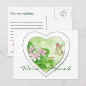 Hummingbird Nieuw Adres, Nieuw Huis Briefkaart (Voorkant / Achterkant)