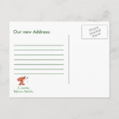 Hummingbird Nieuw Adres, Nieuw Huis Briefkaart (Achterkant)