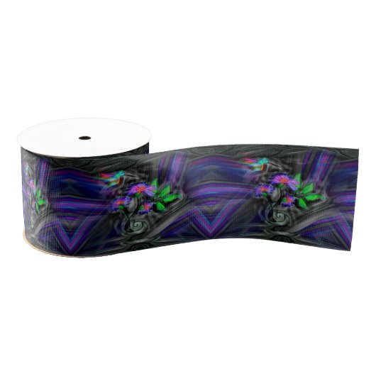 Hummingbird Night Flight Ribbon Grosgrain Lint (Spoel)