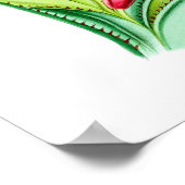 Hummingbird No.7 Antiek vogelpluche. Poster (Hoek)