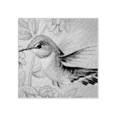 Hummingbird No. 7 Waterverf Art. Rubberstempel (Afrduk)