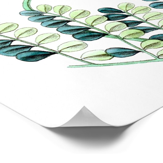 Hummingbird No.9 Antiek vogelpest Poster Print. (Hoek)