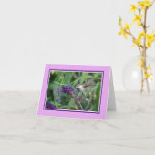 Hummingbird Note Card Kaart (Gele Bloem)