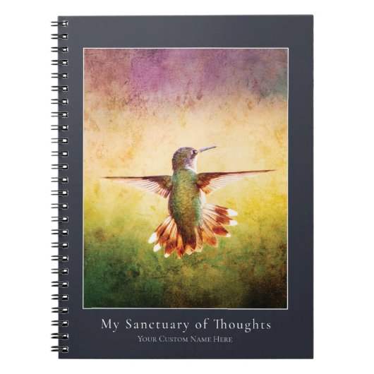 Hummingbird Notebook | Nature Art Journal Notitieboek (Voorkant)