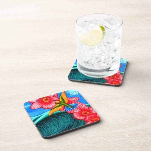 Hummingbird Ocean Bier Onderzetter (Rechterzijde)